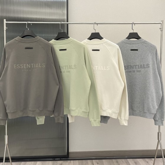 Fear of God Essentials Tone-on-Tone Back Logo Crewneck Sweatshirt